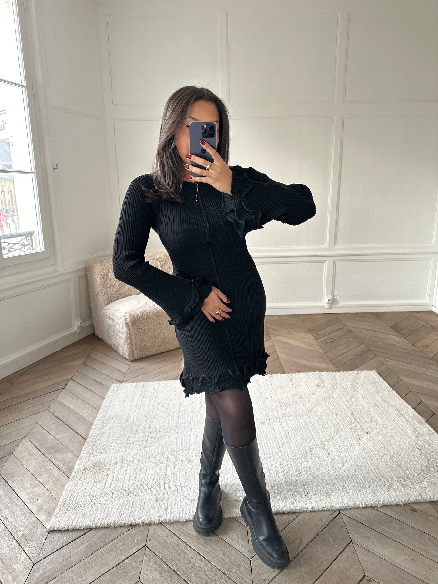 Robe en maille Clothilde