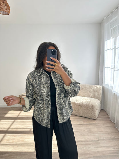 Veste imprimée serpend
