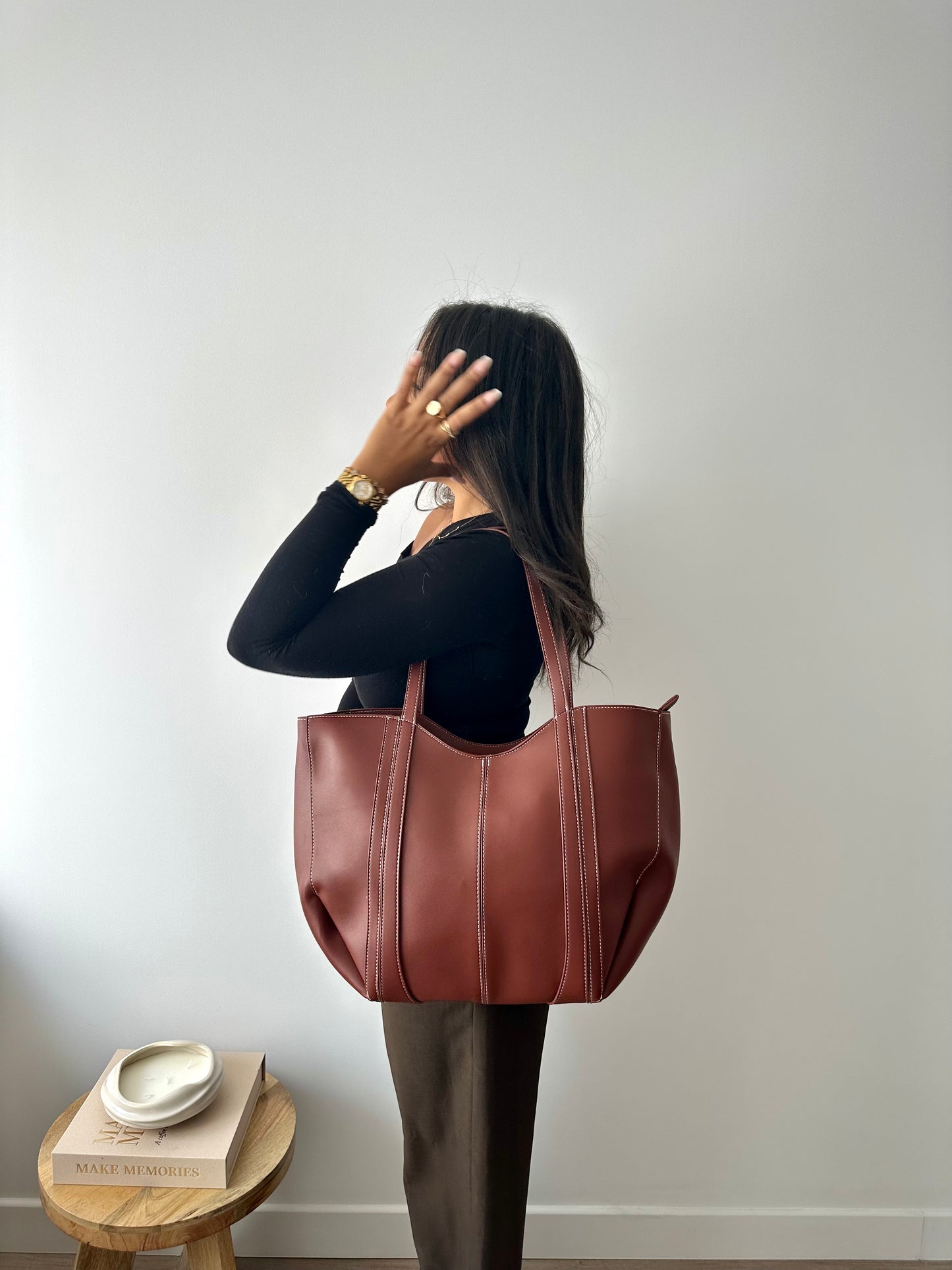 Sac Sana - bordeaux