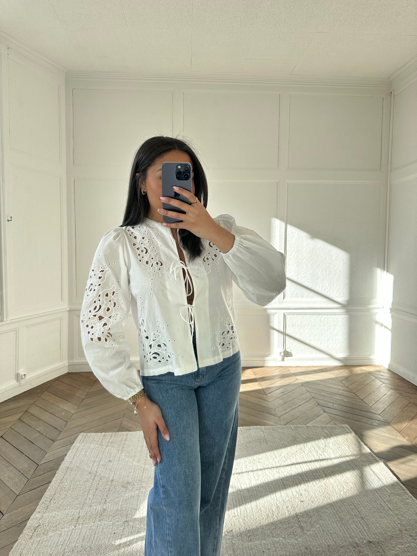 Blouse Amélie - blanc