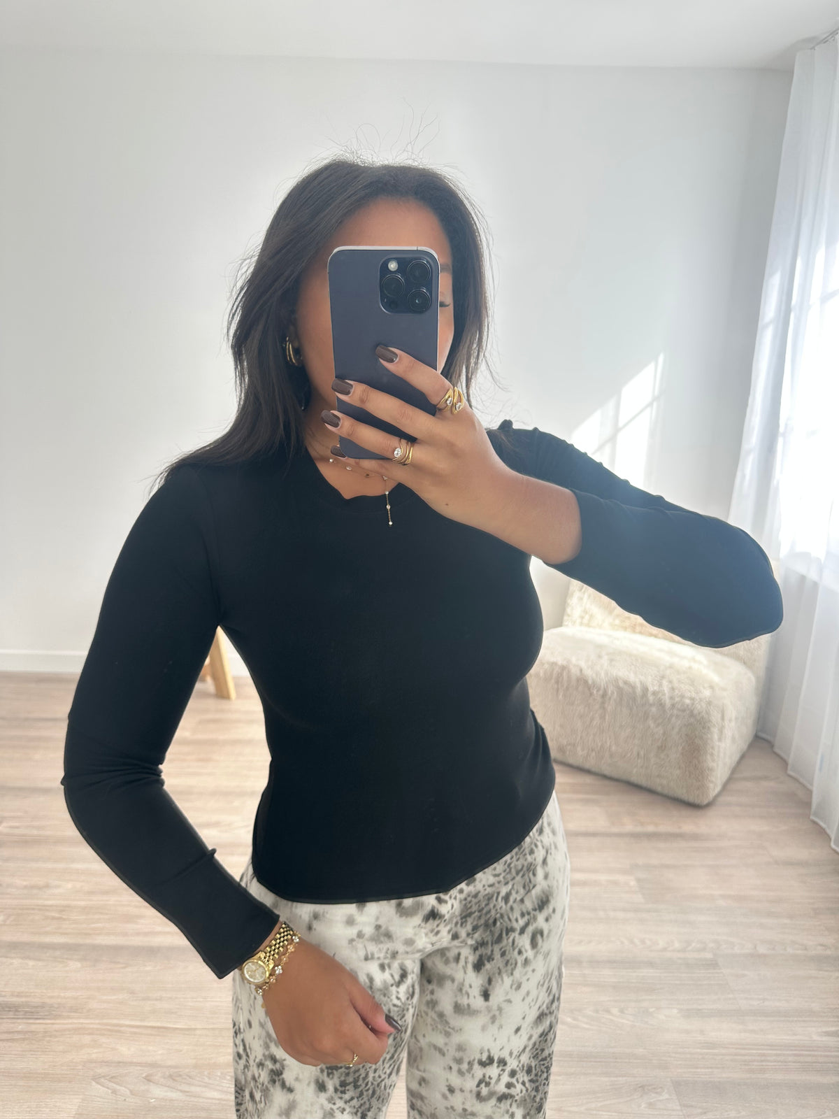 Top basique Finn - noir