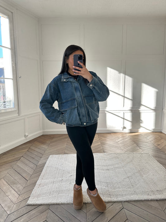 Veste en jean Dad