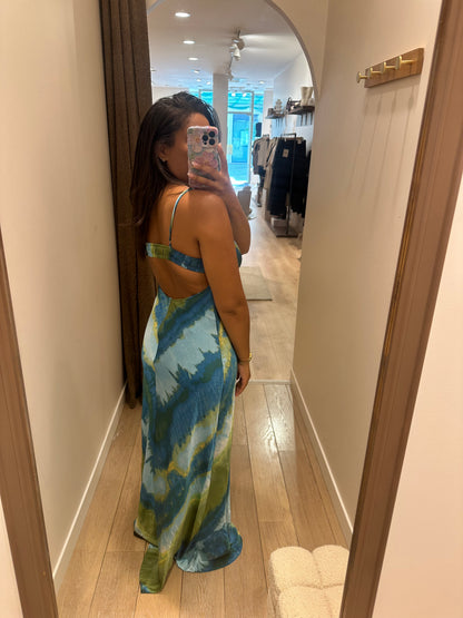 Robe Faustine - bleu