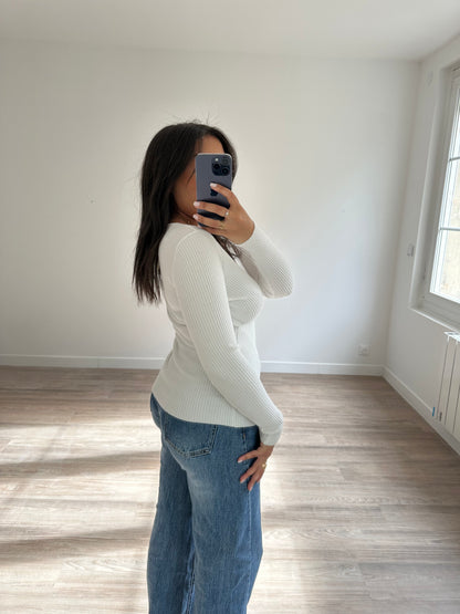 Top Kella - blanc