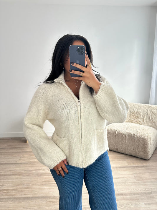 Gilet Louna - écru