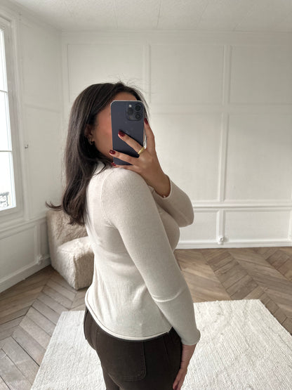 Sous pull en maille - beige