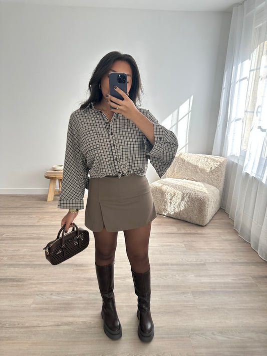 Jupe-short Lyséa - marron