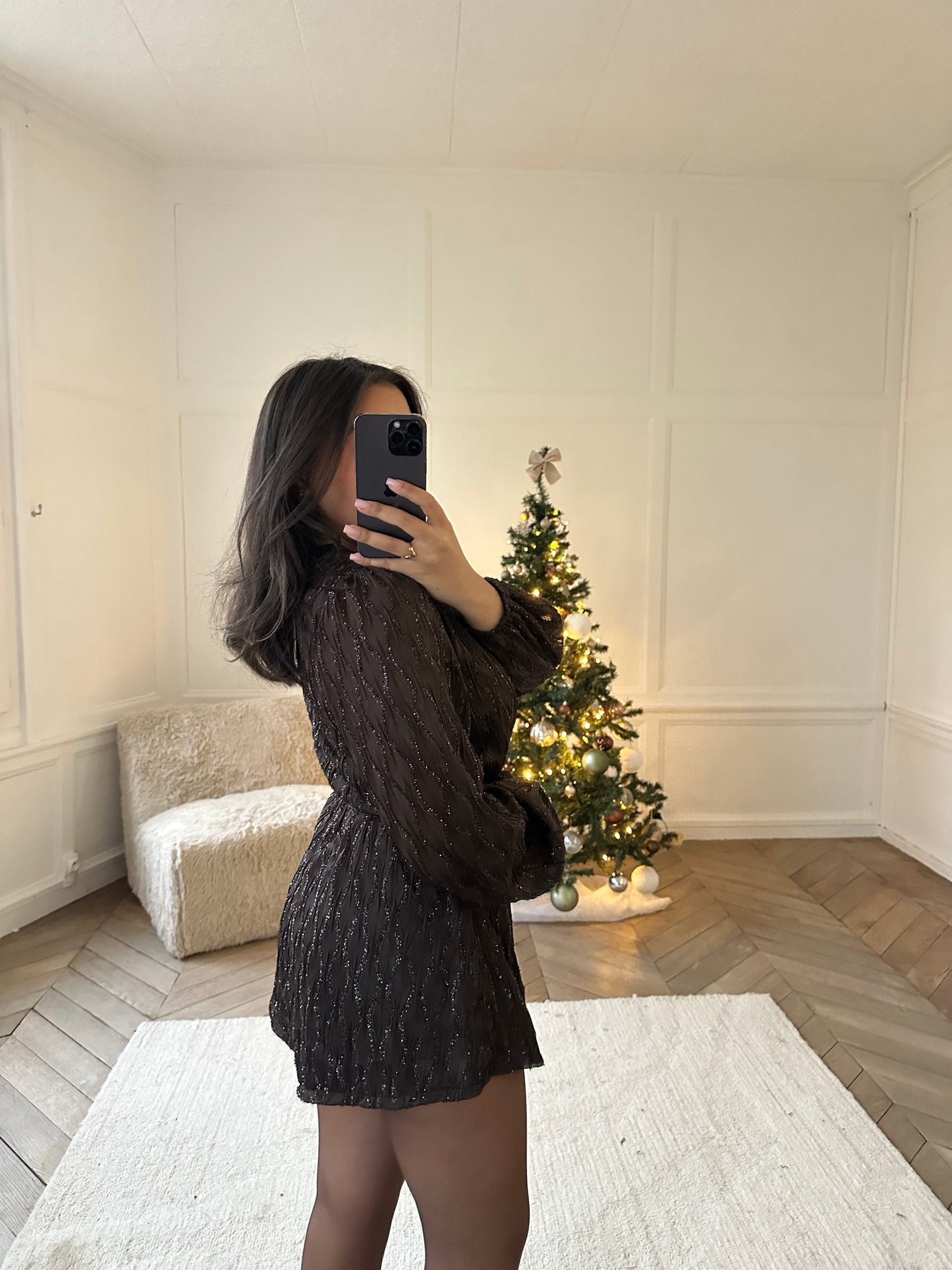 Combi-short Chloé - marron