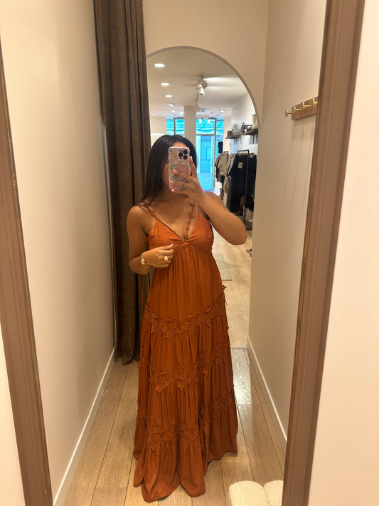 Robe Dorothée - terracotta