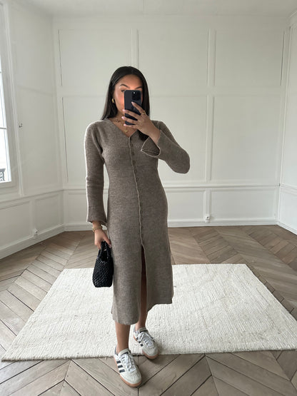 Robe Vanessa - Taupe