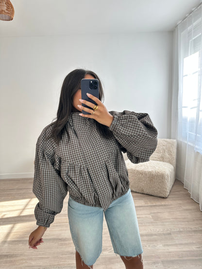 Veste à carreaux Adele
