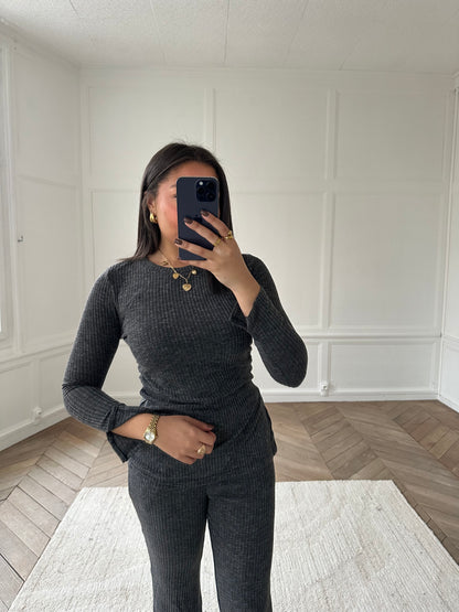 Top manches longues Nala - gris