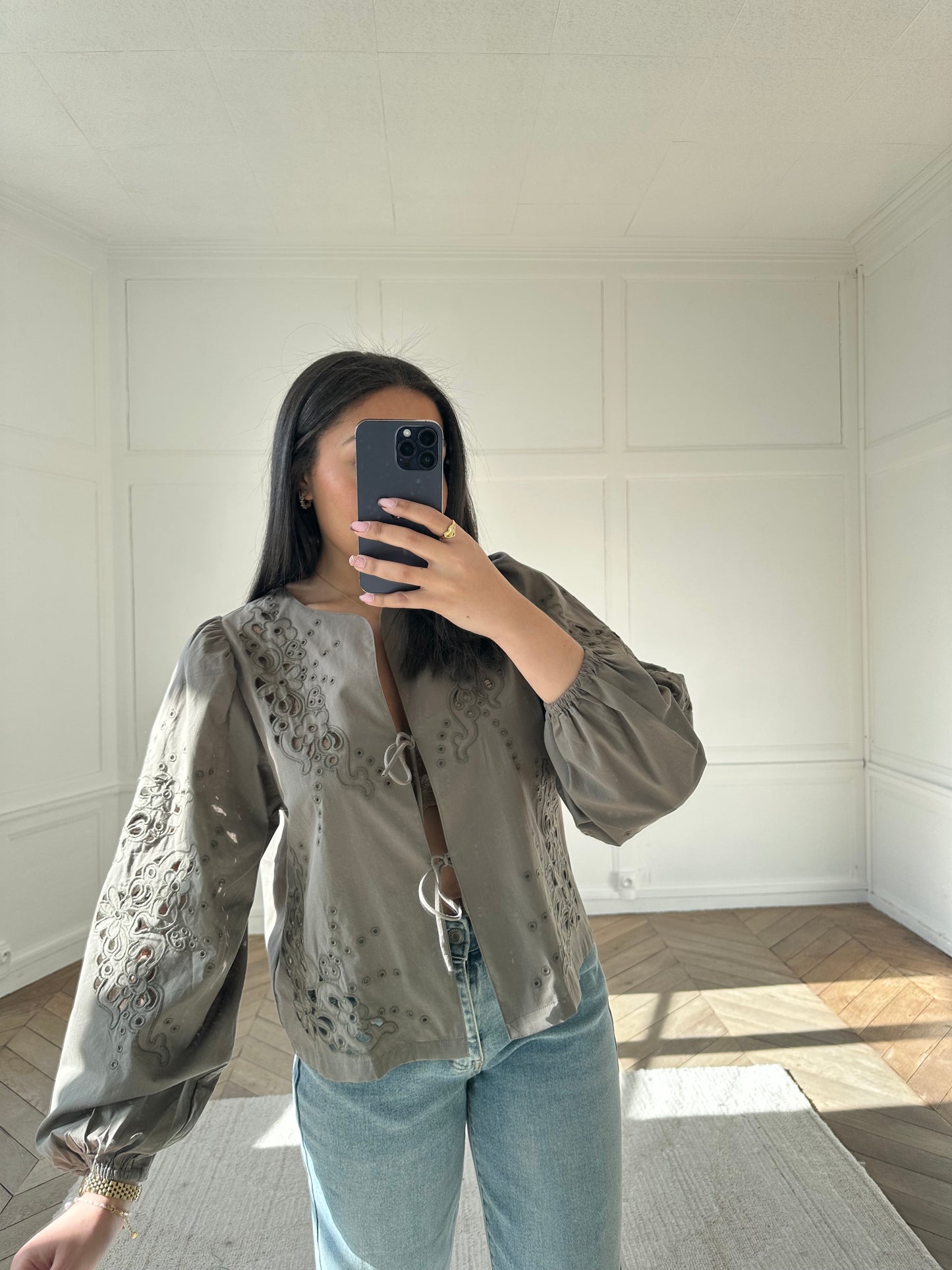 Blouse Amélie - kaki