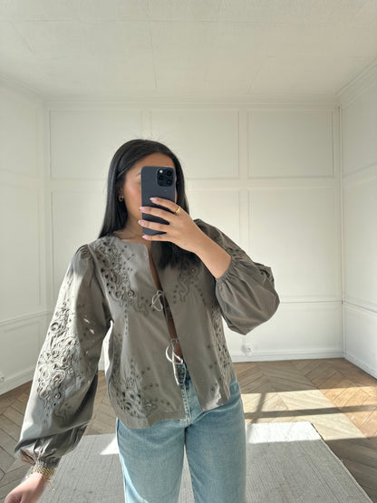 Blouse Amélie - kaki