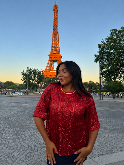 T-shirt à sequins - Espagne