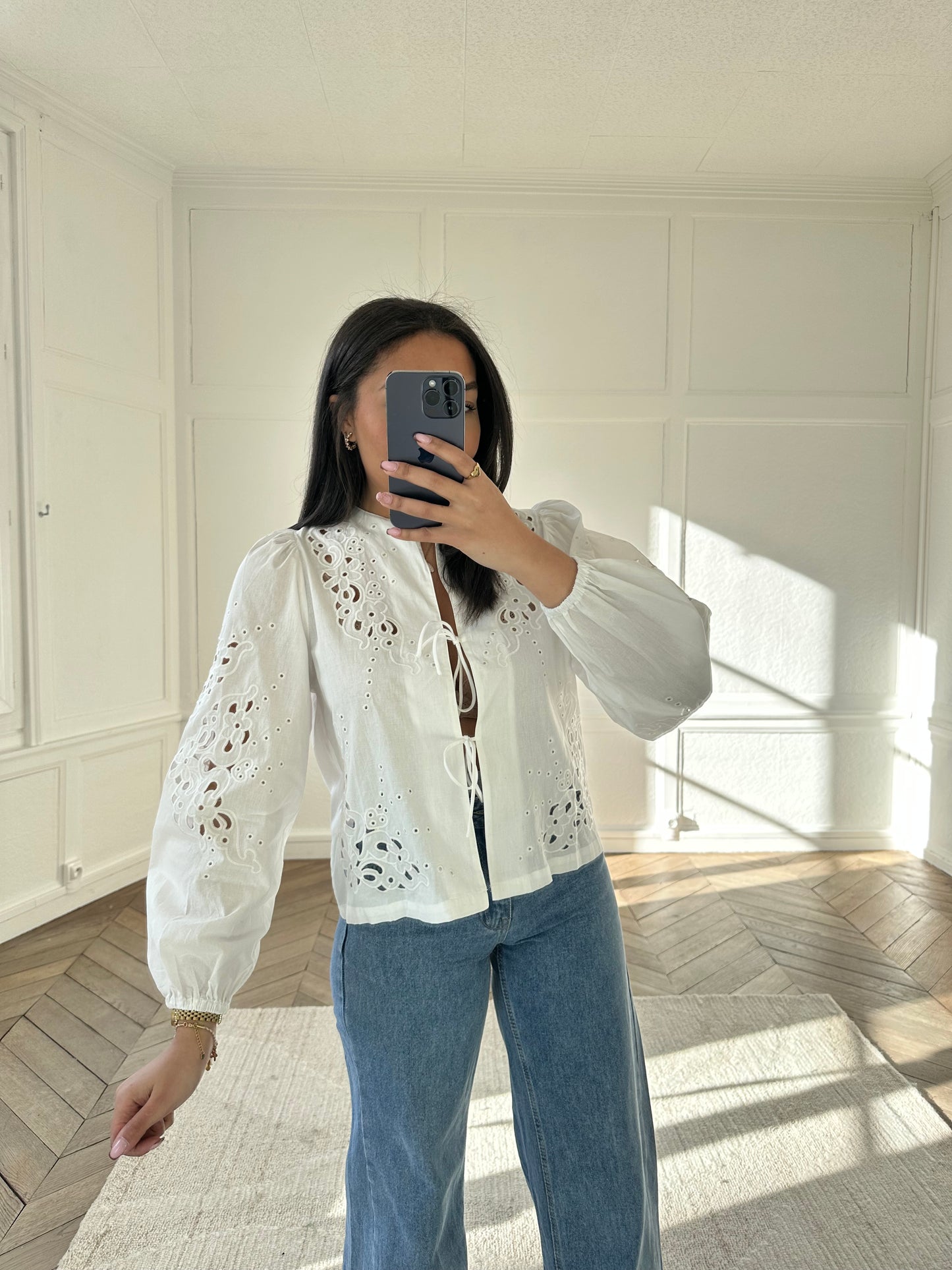 Blouse Amélie - blanc