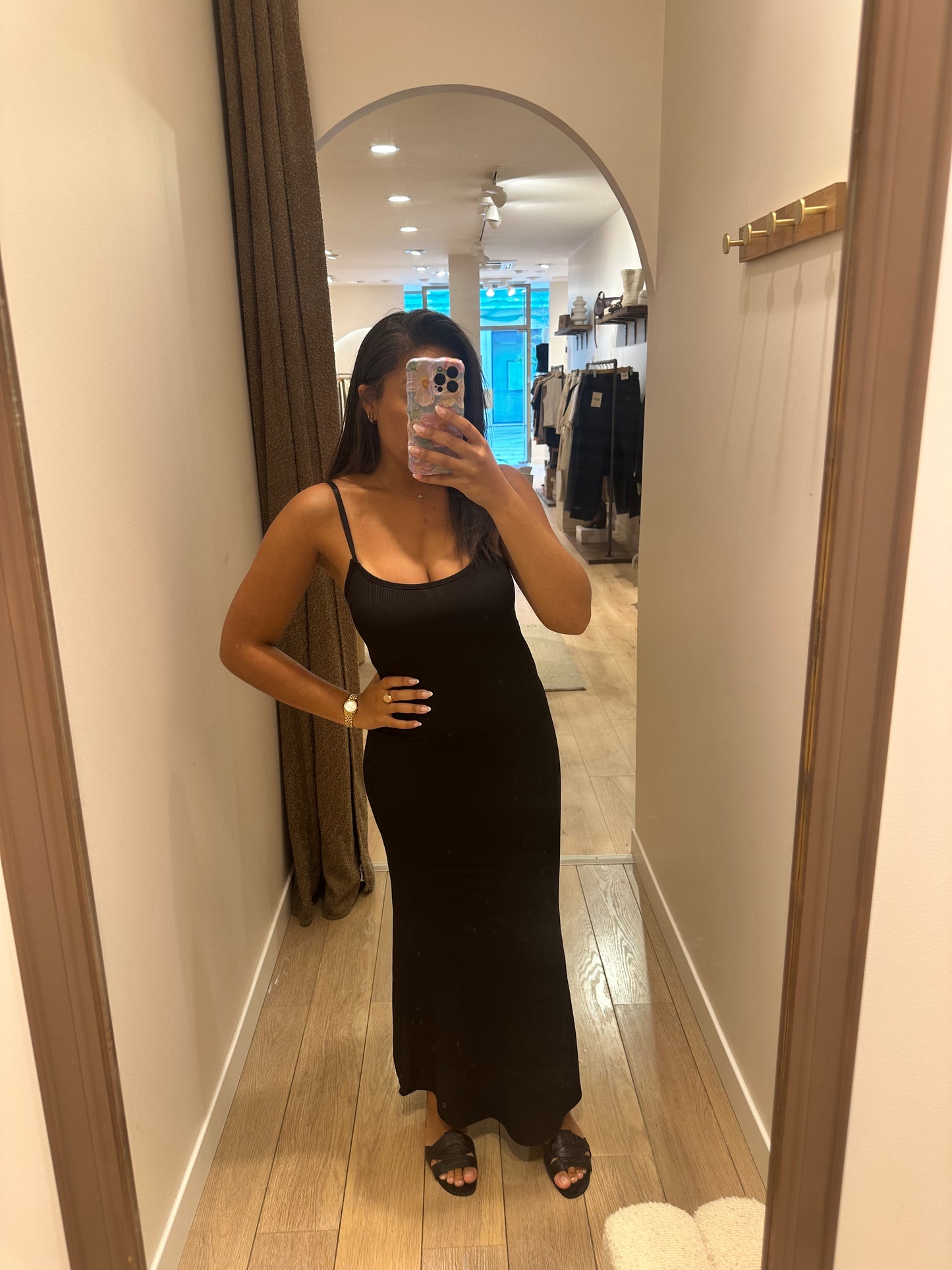 Robe moulande Alexia - noir