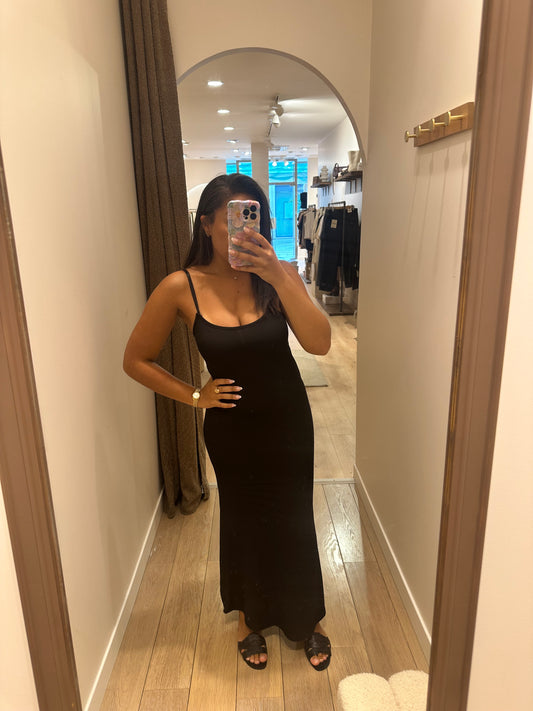 Robe moulande Alexia - noir