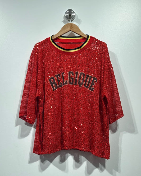 T-shirt à sequins - Belgique