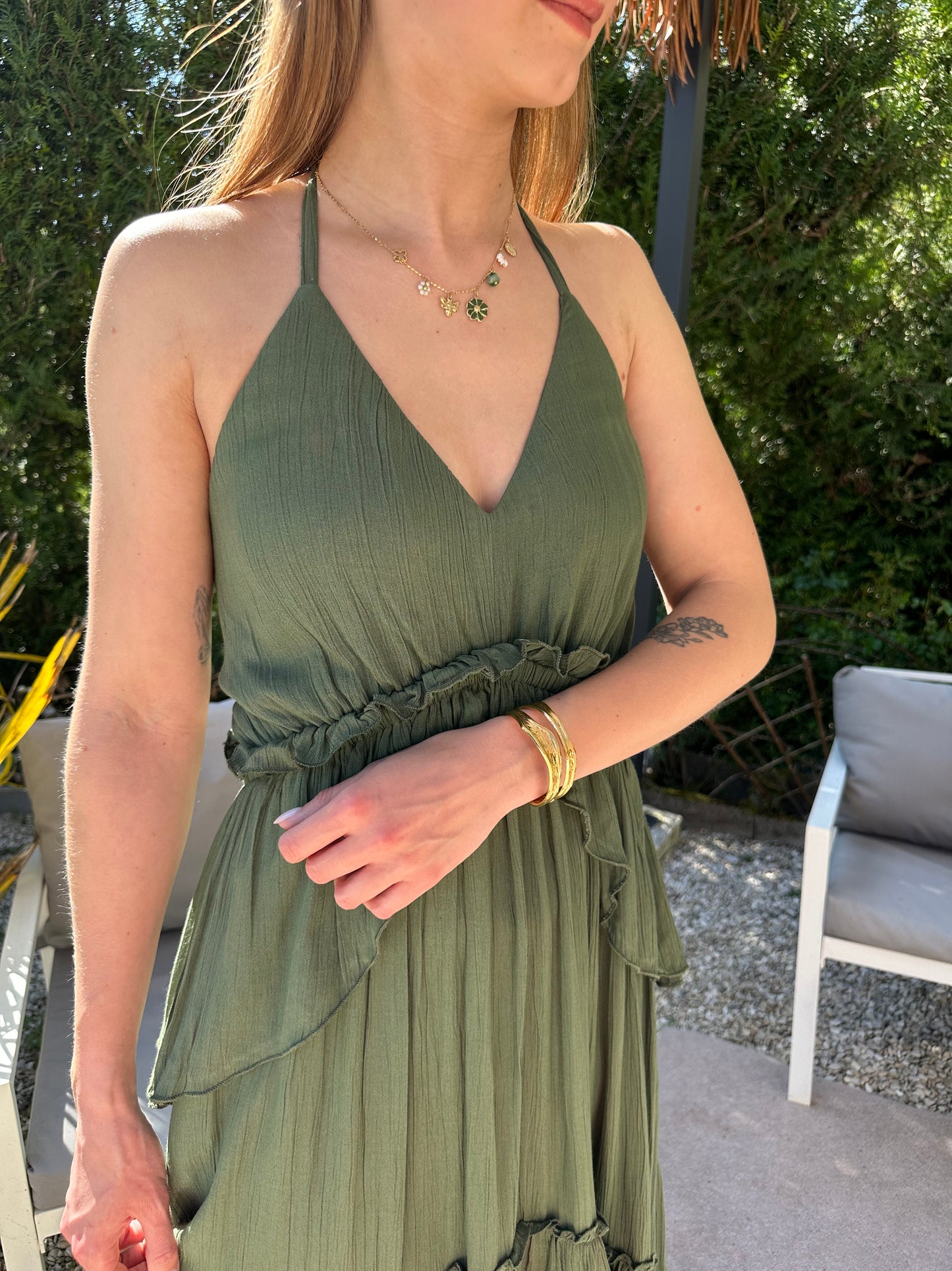 Robe Esmeralada - kaki