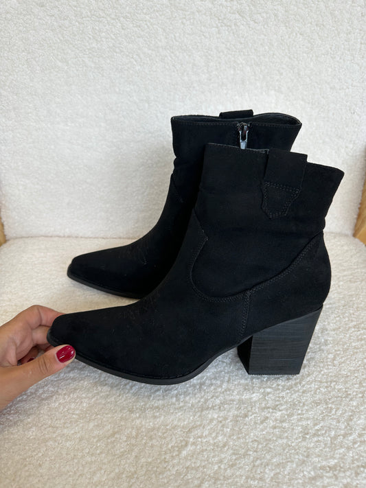 Bottines santiag noires