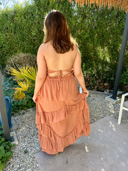 Robe Esmeralada - terracotta