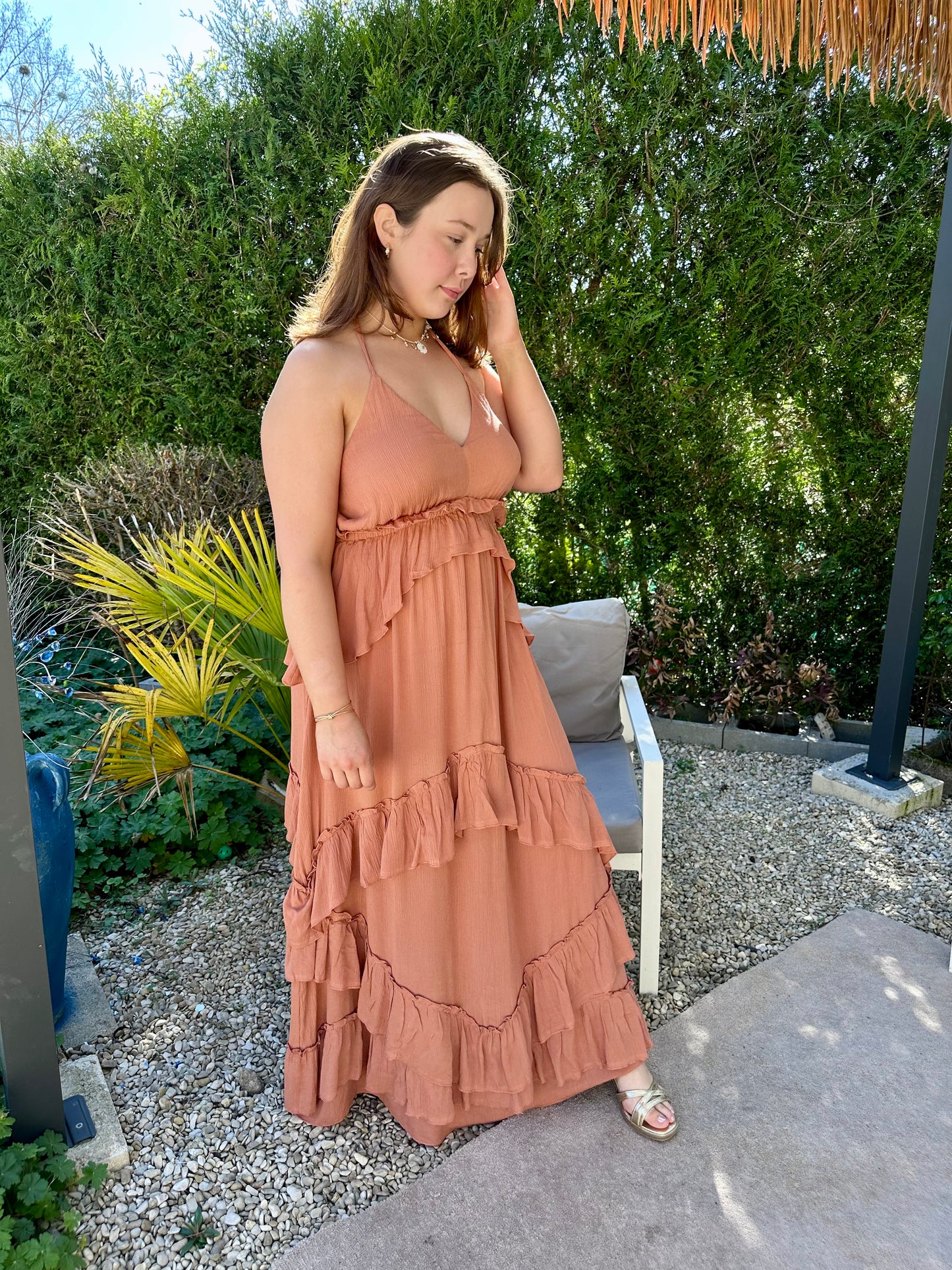 Robe Esmeralada - terracotta