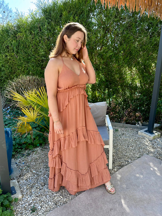 Robe Esmeralada - terracotta