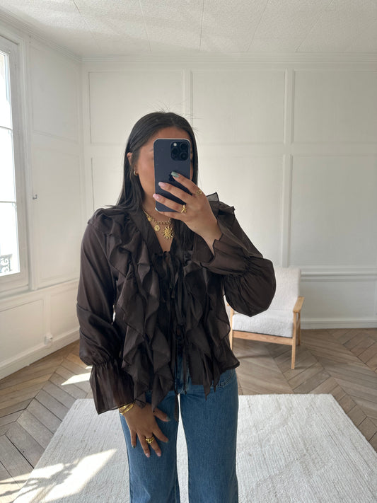 Blouse Florida - marron