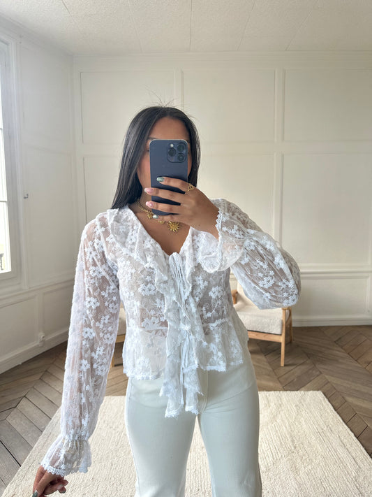 Blouse Armelle - blanc