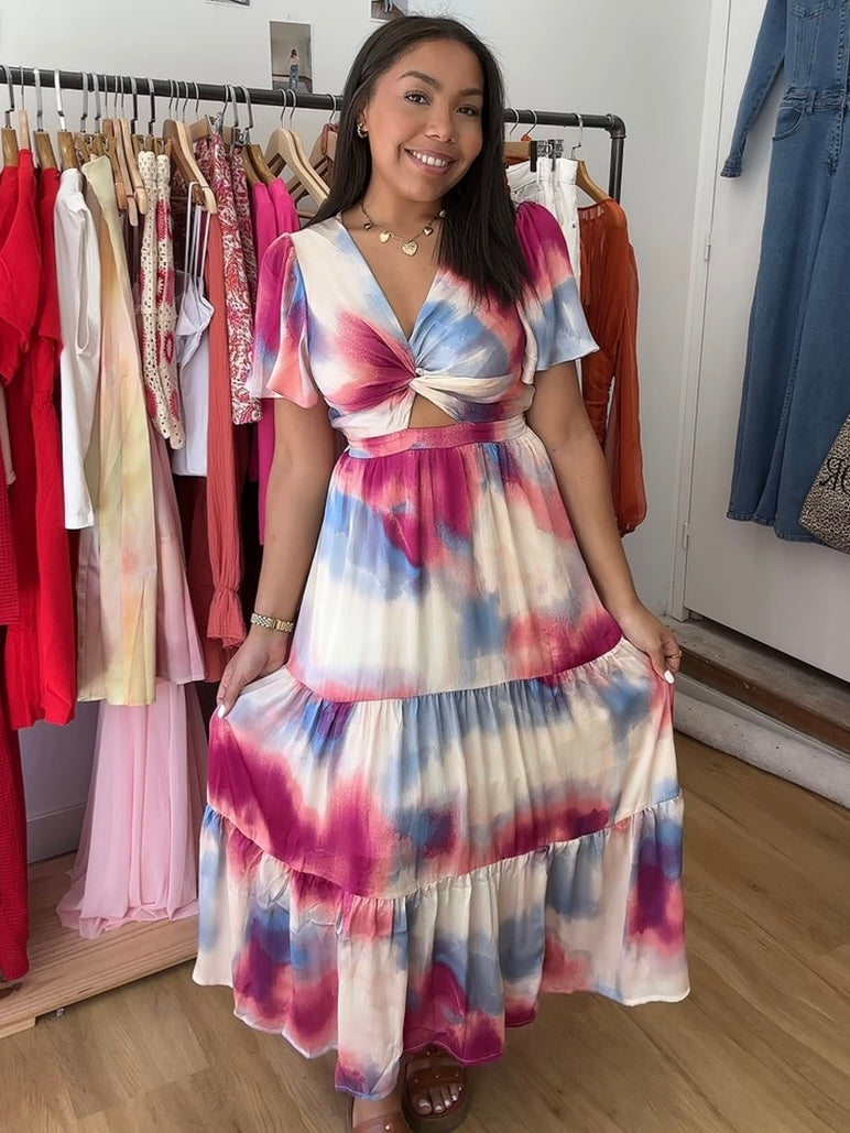 Robe tie and dye