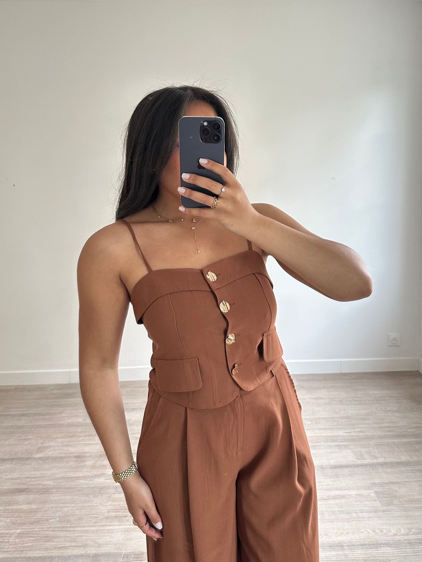 Top Callie - camel