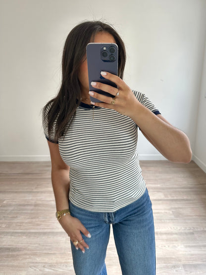 T-shirt rayé Gwen - marine