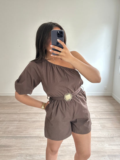 Combi-short Sunny - marron