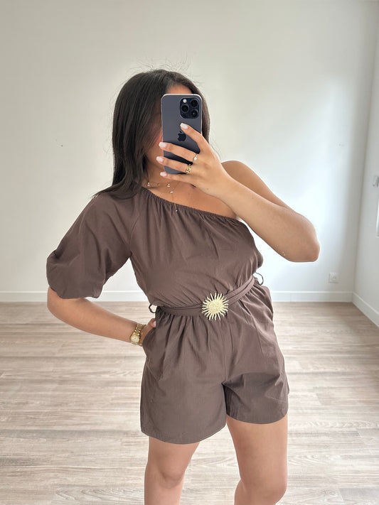 Combi-short Sunny - marron