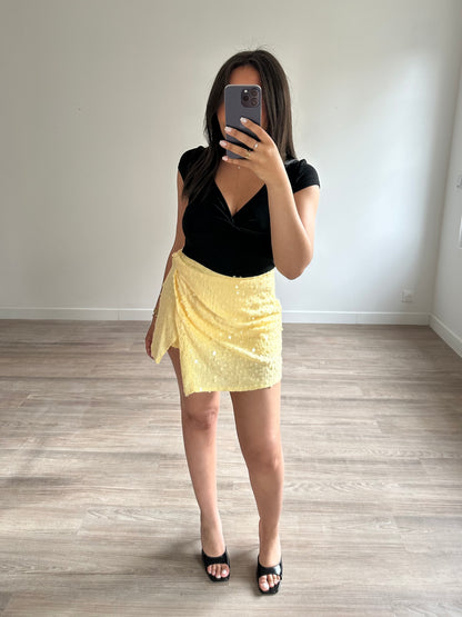 Jupe-short à sequins Lola