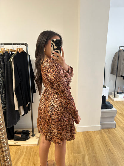 Robe imprimée léopard