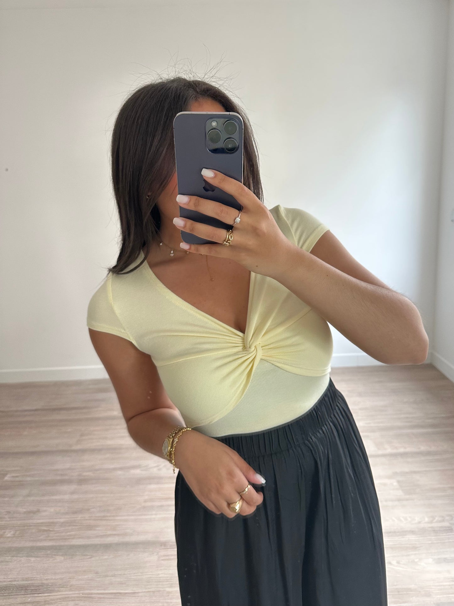 T-shirt Célina - jaune