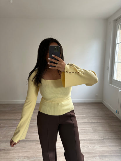 Top Dolorès - Jaune