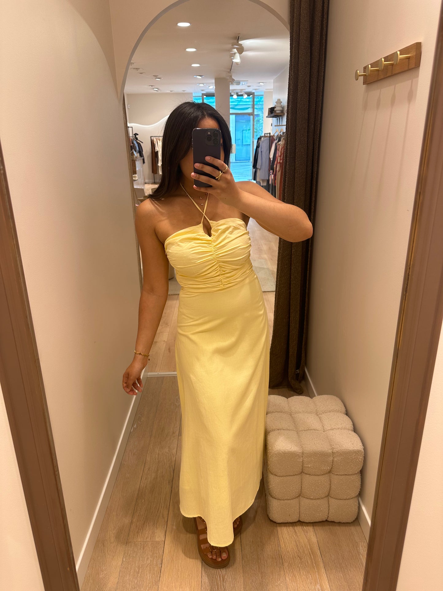 Robe Agathe - jaune