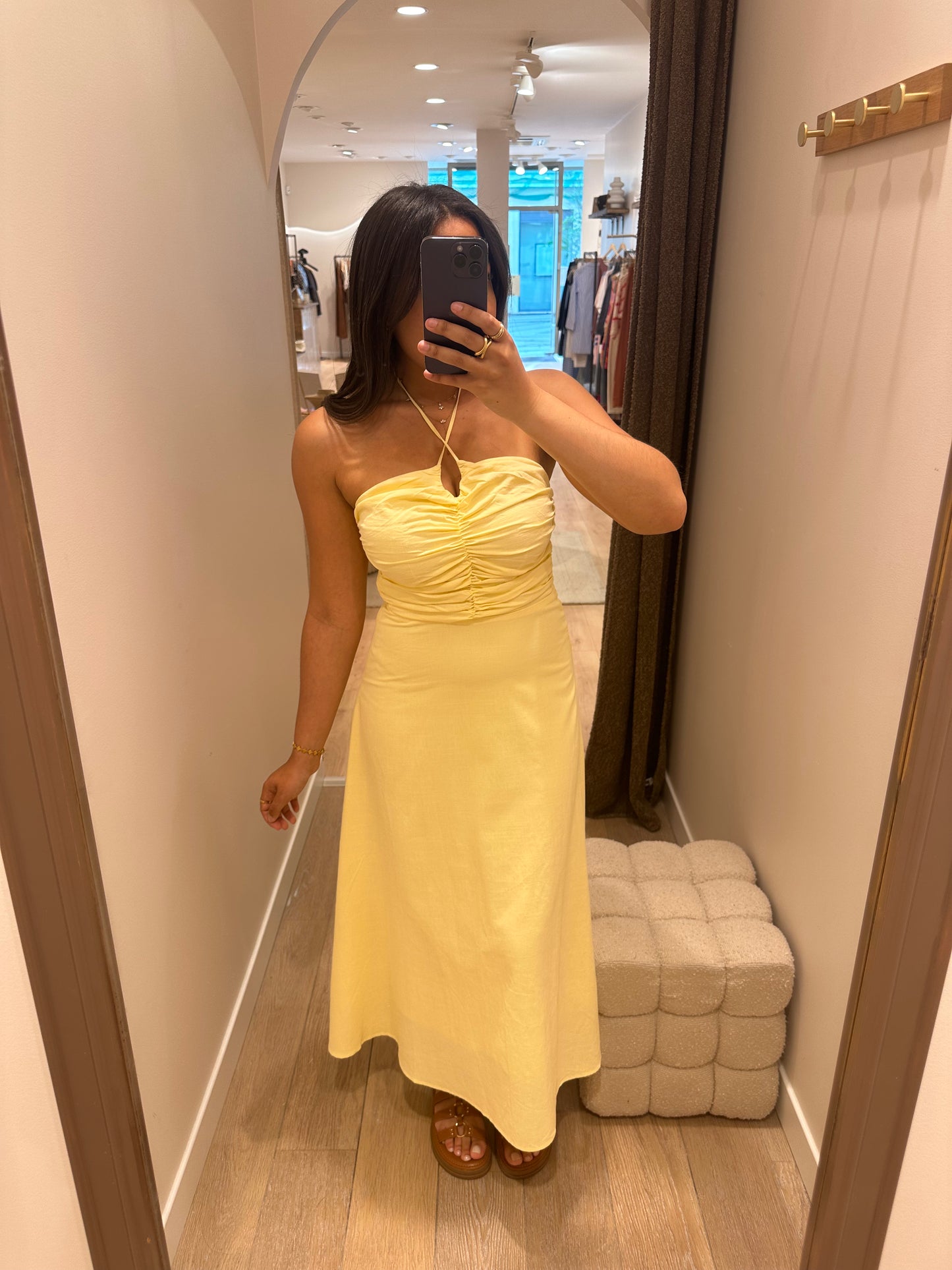 Robe Agathe - jaune