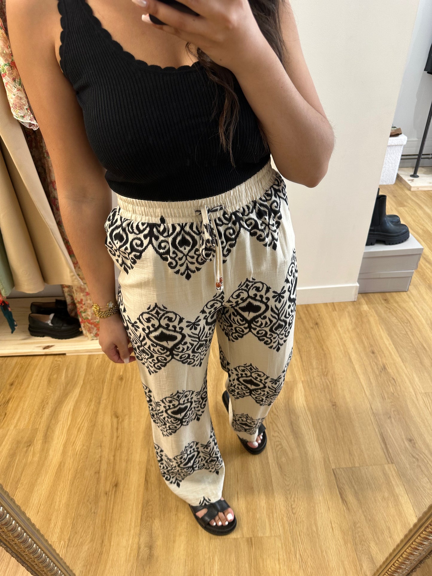 Pantalon imprimé Eva