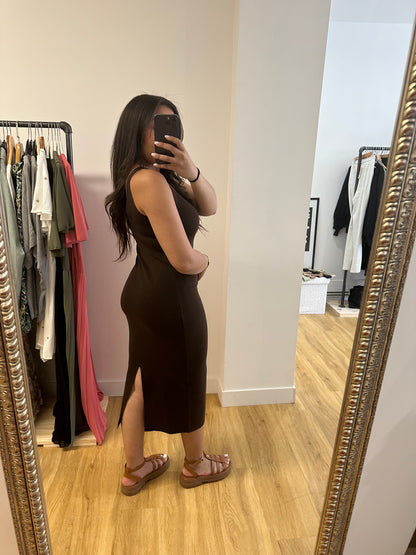 Robe Maya marron