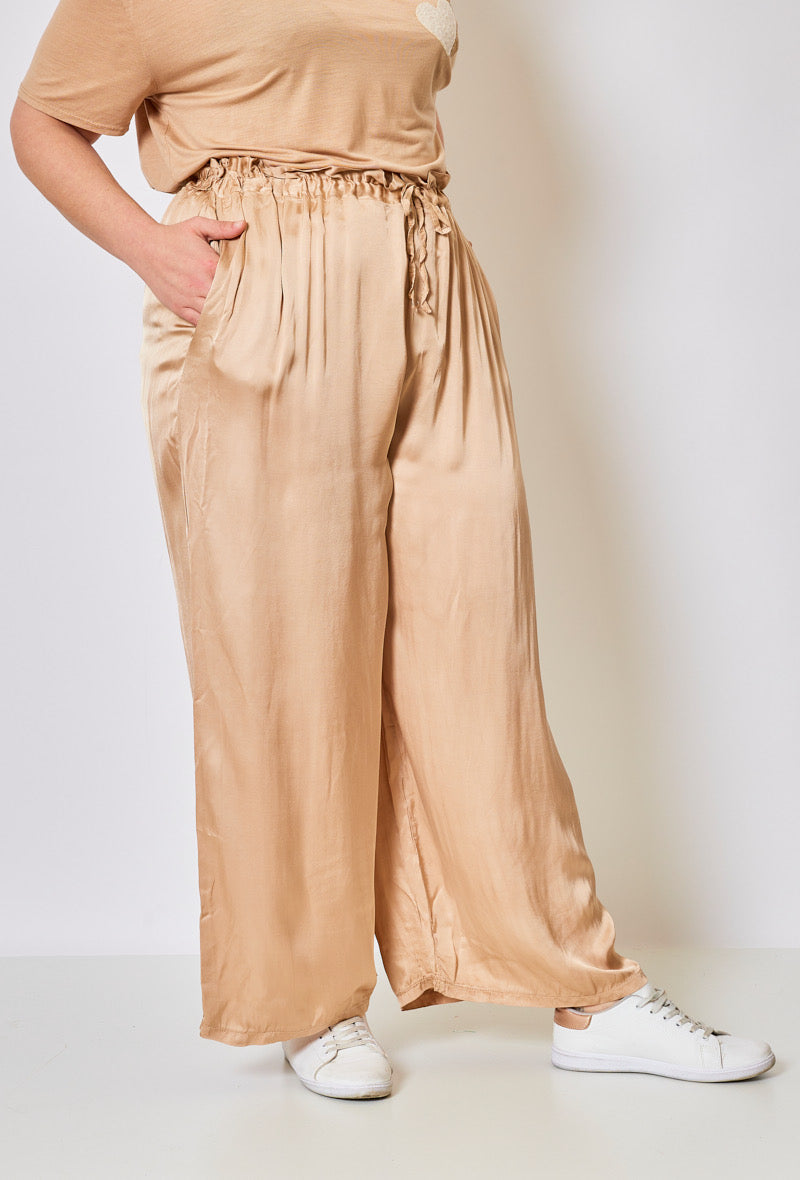 Pantalon satiné - Curvy