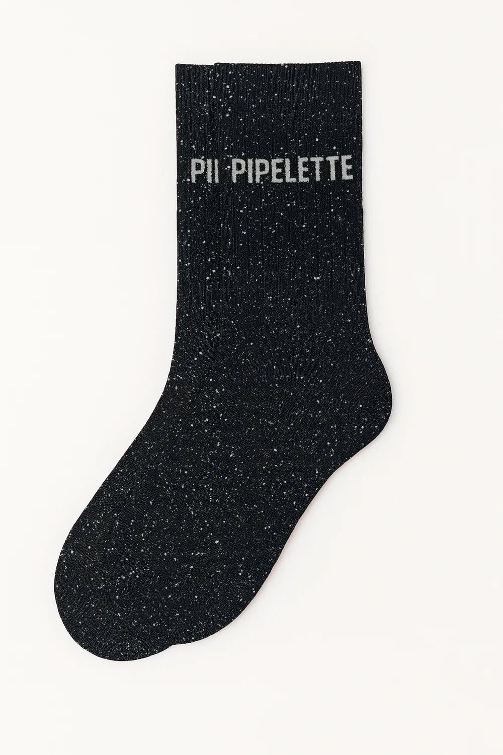 Chaussettes à paillettes - pipelette - noir